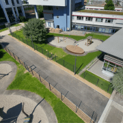 Erweiterung für das Kinderhaus Zwergenzügle: Gelände Luftbild